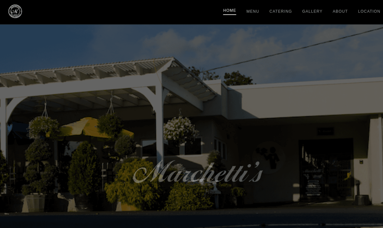 Marchetti's website homepage
